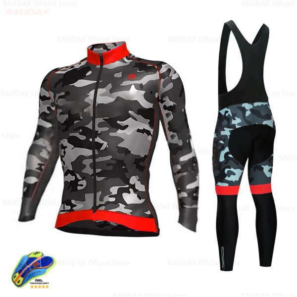 2023 camuflaje transpirable manga larga Ciclismo conjunto Ropa para bicicleta de montaña otoño camisetas de bicicleta Ropa Maillot Ropa Ciclismo