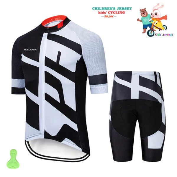 Jersey de verano de alta calidad para niños, conjunto de ropa de manga corta, traje de ciclismo para niños, ropa de ciclismo de montaña, 2023