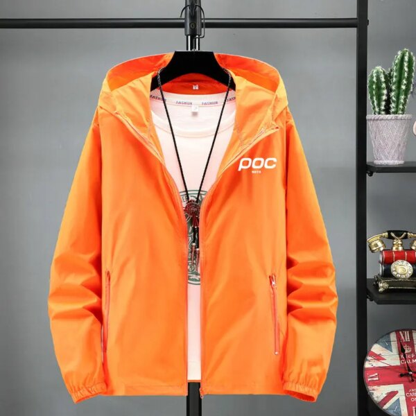 Sudadera con capucha para ciclismo de MOTO POC, chaqueta fina Anti-uv para verano, ropa de carreras para bicicleta, ropa deportiva para exteriores, abrigo, chaqueta para bicicleta de montaña, 2023