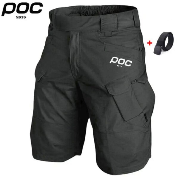 Pantalones cortos de ciclismo para hombre, pantalón corto para bicicleta de montaña, para senderismo al aire libre, MOTO POC, 2023