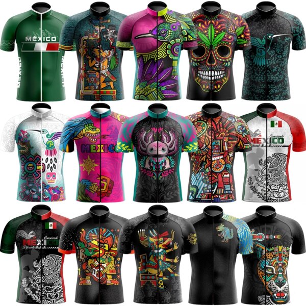 2023 Nuevo México ciclismo Jersey MTB Maillot bicicleta camisa Jersey para descensos de alta calidad Pro equipo Tricota ropa de bicicleta de montaña