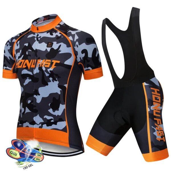 2023 nuevo traje de Jersey de Ciclismo Ropa de bicicleta bicicleta de montaña pantalones cortos con pechera para bicicleta de carretera Ropa transpirable Ropa Ciclismo Hombre