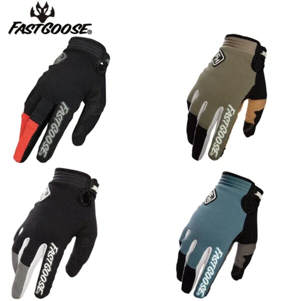 Guantes de moto para hombre, manoplas universales para ciclismo de montaña, verano, dedo completo, para Motocross, novedad de 2023