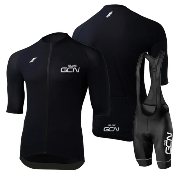 Raudax GCN-Conjunto de Jersey de ciclismo para hombre, camiseta de ciclismo transpirable, ropa de equipo para ciclismo de montaña y verano, novedad de 2023