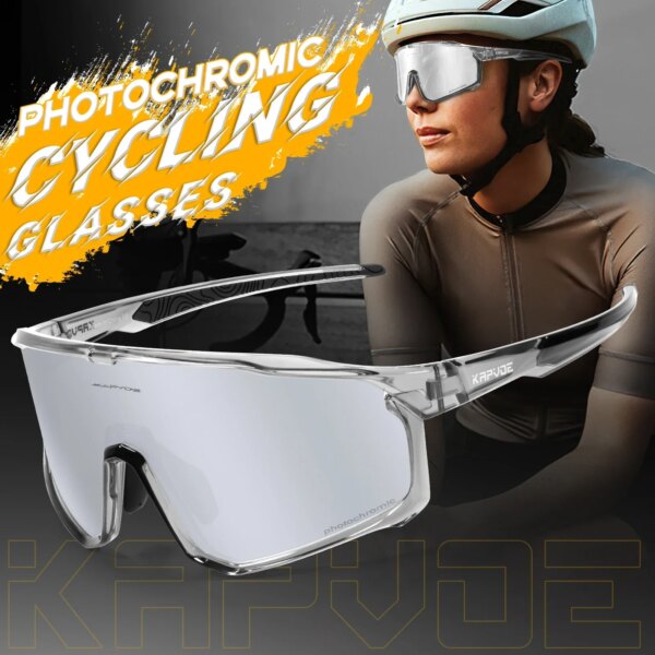 Gafas de sol fotocromáticas para hombre y mujer, lentes polarizadas para ciclismo de montaña, para deportes al aire libre, UV400, 2023