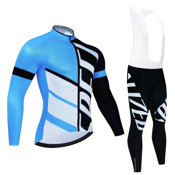 Conjunto de ciclismo profesional para hombre, ropa de manga larga para otoño, Jersey de ciclismo, traje transpirable para bicicleta de montaña, ropa deportiva, 2023