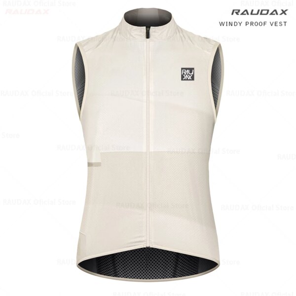 Raudax-Chaleco de ciclismo para hombre, chaleco sin mangas para bicicleta, ligero, resistente al viento, para deportes de montaña, reflectante, novedad de 2023