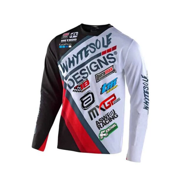 2023 nuevo bmx motocross enduro mtb jersey para descensos MX ciclismo bicicleta de montaña DH maillot ciclismo hombre de secado rápido