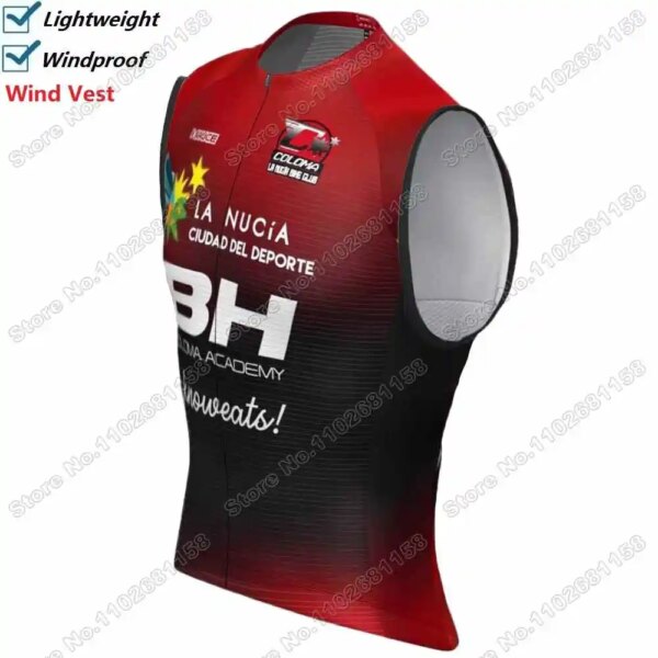 BH Coloma Team-Chaleco de ciclismo a prueba de viento para hombre, Jersey de ciclismo sin mangas, cortavientos para bicicleta de montaña, 2024