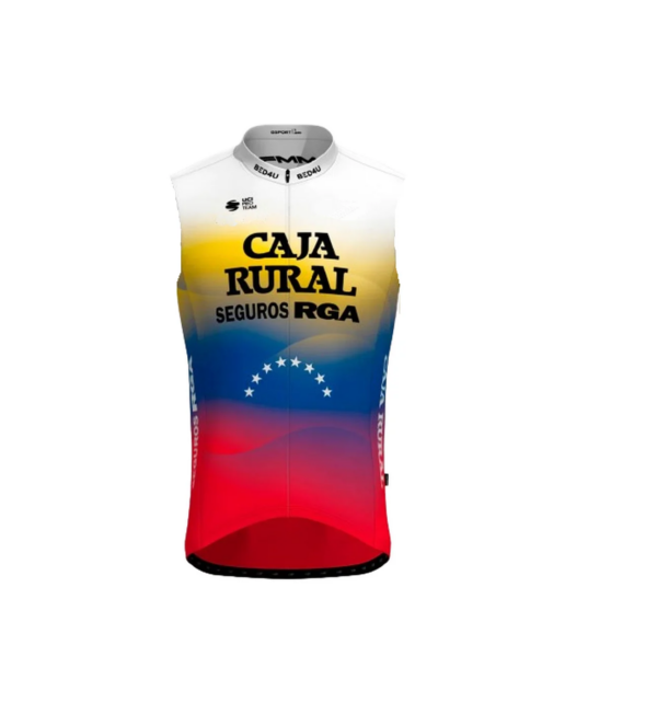 2024 Caja Rural Seguros RGA equipo verano sin mangas Ciclismo chaleco Mtb ropa bicicleta Maillot Ciclismo ropa