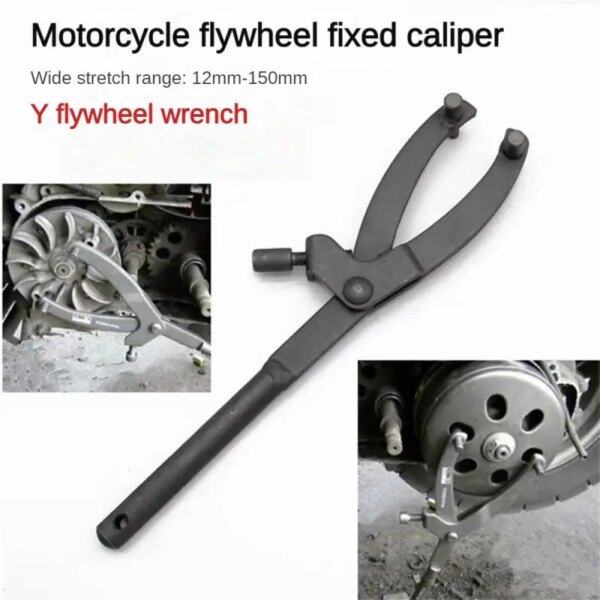 2024 galvanizado tipo Y llave de volante variador embrague quitar soporte herramienta de reparación motocicleta ciclomotor Scooter Clip de fijación