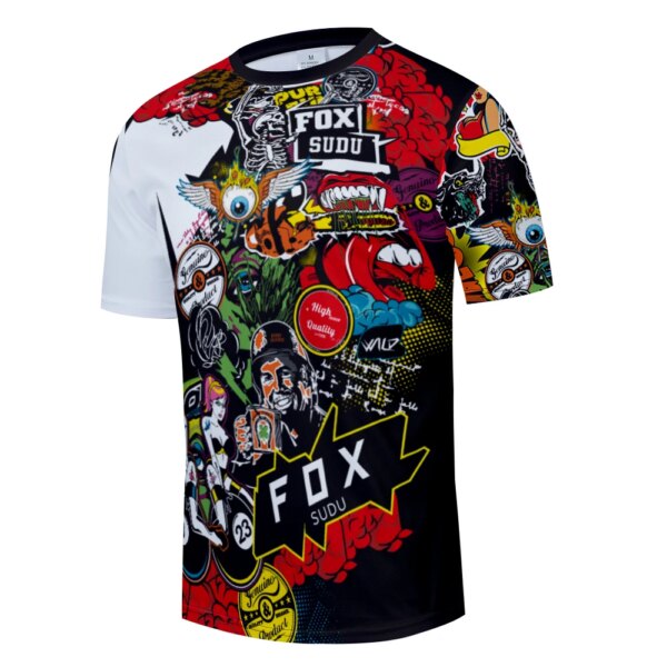 2024 Motocross montaña bicicleta de Enduro ropa bicicleta Moto camiseta de descenso Fox sudu mujeres hombres ciclismo Jersey MTB camisas BMX