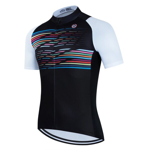 Camiseta de manga corta para ciclismo para hombre, camiseta para ciclismo de montaña, ropa para ciclismo al aire libre, secado rápido, novedad de 2024