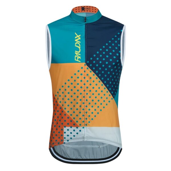 2024 equipo Raudax Ciclismo chaleco a prueba de viento bicicleta chaleco sin mangas ligero transpirable bicicleta Jersey MTB equipo deportivo Ciclismo