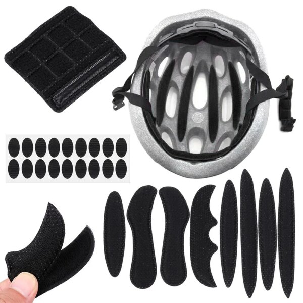 Almohadilla interior Universal para casco, Kit de almohadilla de espuma de repuesto para casco de bicicleta y motocicleta, almohadilla de protección de espuma, accesorios, 27 Uds.