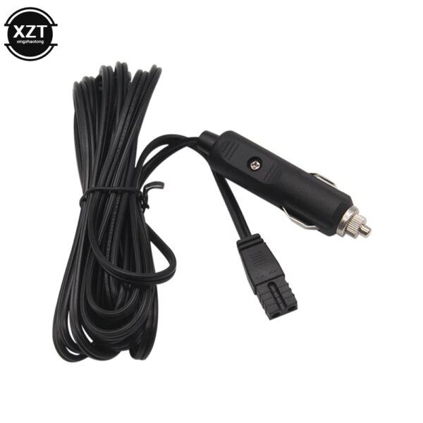 Cable de extensión para Mini refrigerador eléctrico de coche, adaptador de enchufe de 2m, 4m, 12V/24V CC, Cable de alimentación para encendedor de cigarrillos, accesorios para coche