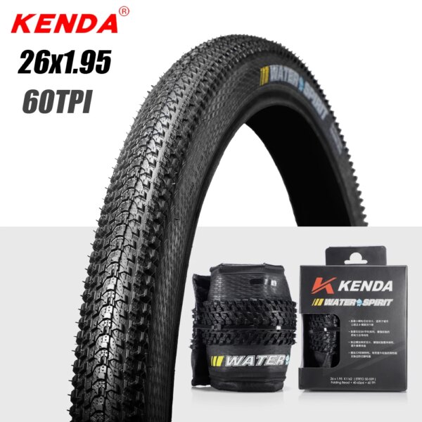 2 neumáticos de bicicleta Kenda 26er 26x1,95 60TPI neumáticos de bicicleta de montaña MTB antipinchazos 550g cuentas plegables ETRTO 50-559 neumáticos de carretera urbana