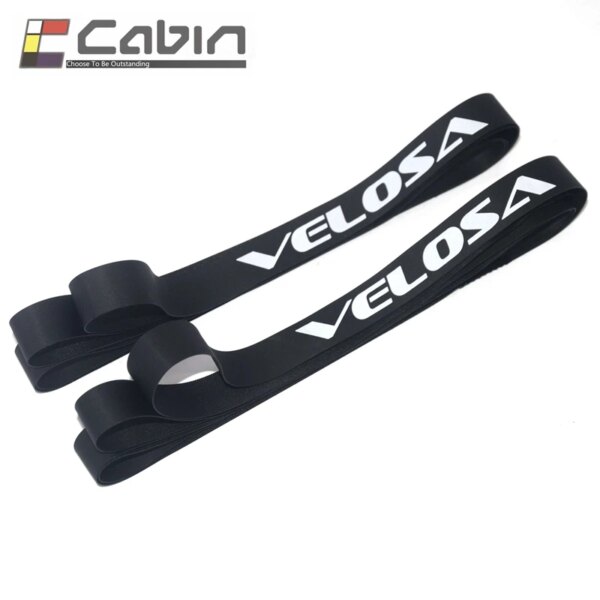 2 uds cinta de llanta de carbono de bicicleta de alta presión Velosa 700c cinta de llanta de nailon para bicicleta de carretera, Protector de tubo interior 700C * 18mm