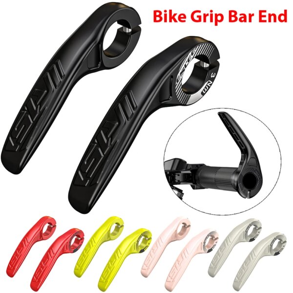 2 unids/set extremos de barra de bicicleta MTB, agarre ajustable para bicicleta, mango final, manillar de bicicleta, empuñaduras de cubierta MTB, accesorios para bicicleta