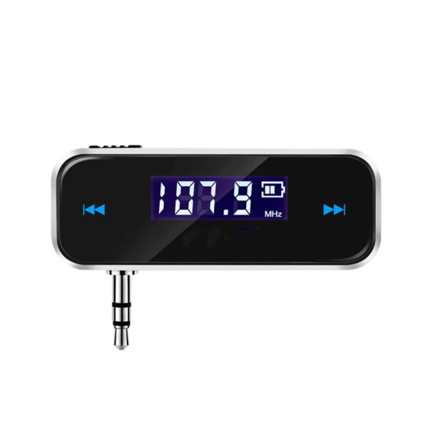 Kit de transmisor FM para coche, Audio y música de 3,5mm, pantalla LCD, Mini transmisor inalámbrico, modulador FM manos libres para teléfono Android