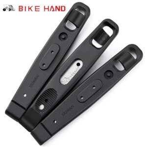 Juego de palancas para neumáticos de bicicleta, YC-305D de mano con núcleo de acero, plástico ABS de alta resistencia con interior de acero, 3 uds.
