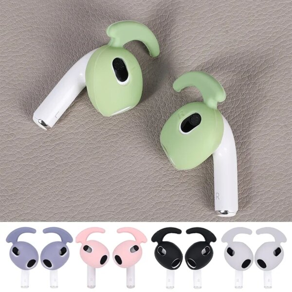 3 pares para Airpods3 auriculares de silicona puntas de auriculares tapones para los oídos accesorios de sombreros suaves funda para auriculares Airpods3