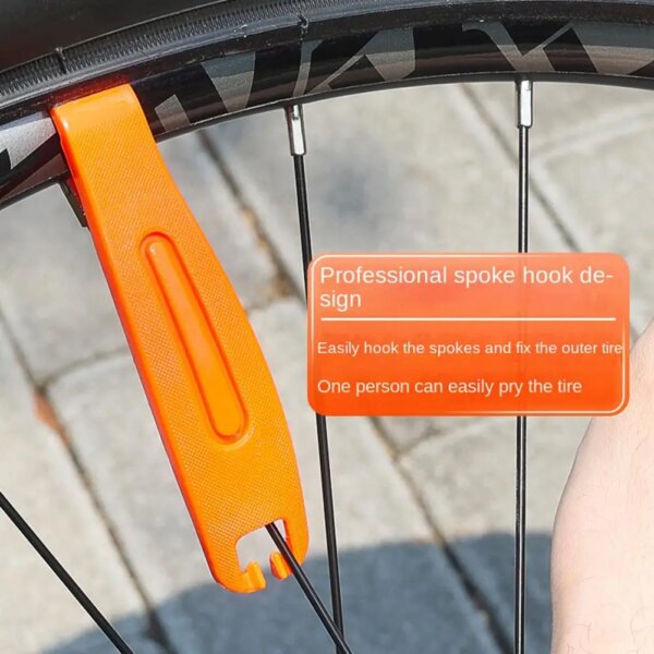 Palanca para neumático de bicicleta, Protector de llanta, cambiador de neumáticos, pala para neumáticos de bicicleta de montaña, herramientas de Reparación de bicicletas, accesorios de freno, 3 uds.