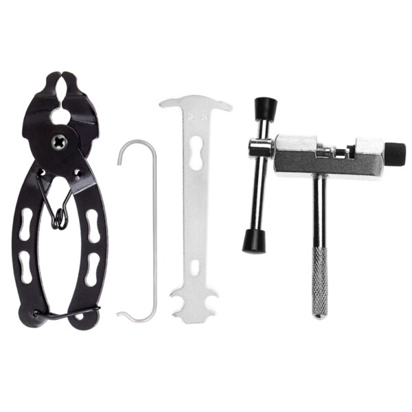 4 Uds Mini herramienta de enlace rápido de cadena de bicicleta con gancho abrazadera de cadena de Ciclismo de Carretera MTB alicate de eslabón múltiple Kit de herramientas de bicicleta con hebilla mágica