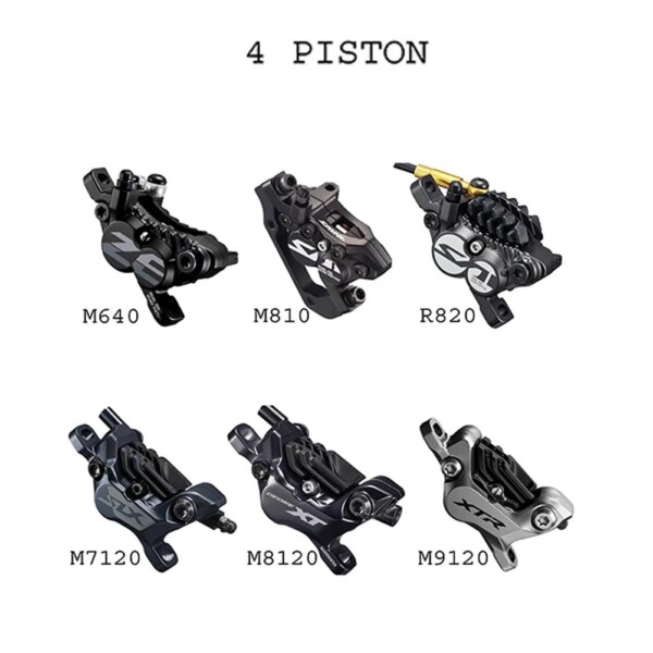 4 Uds. Pinza de freno hidráulico de bicicleta anillo de sellado de pistón junta tórica piezas de alta calidad para Shimano M640 M810 R820 M7120 M8120 M9120