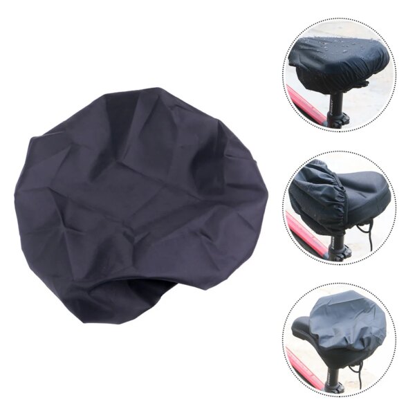 5 uds cubierta de lluvia asiento bicicleta sillín Protector elástico impermeable tafetán de poliéster resistente