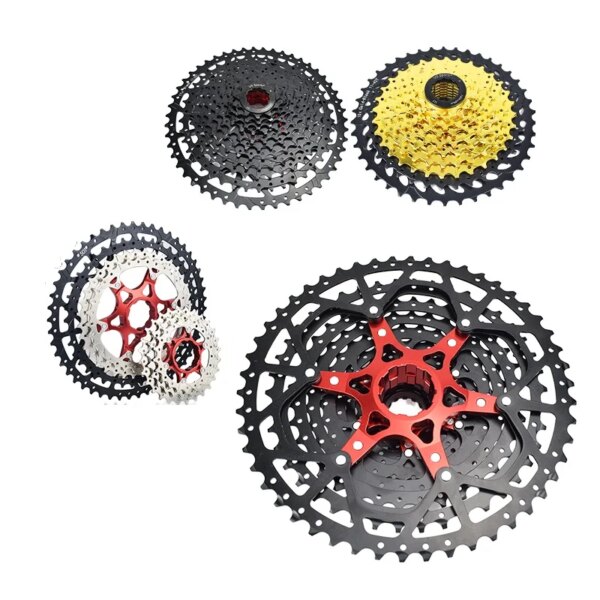 Cassette para bicicleta de montaña, piñón libre de 8, 9, 10, 11 y 12 velocidades, 11-40/42/46/50/52T, rueda libre K7 8/9/10/11/12v para SHIMANO HG