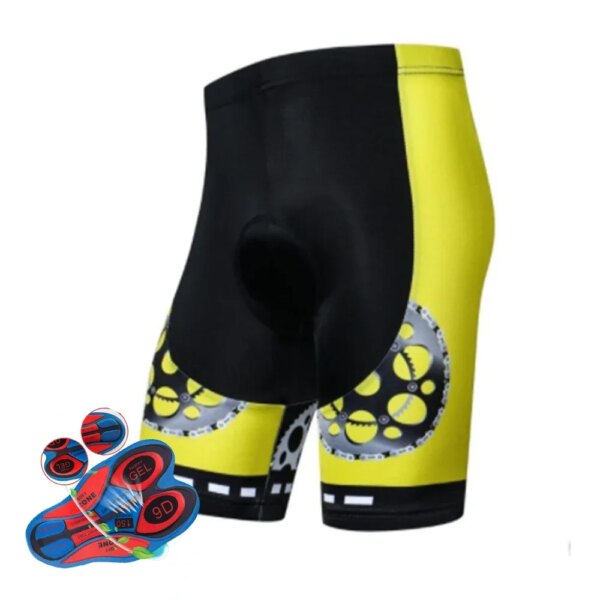 Mallas con relleno de Gel 9D para bicicleta, nuevos pantalones para bicicleta de montaña, protección solar, ropa de ciclismo de montaña, pantalones cortos