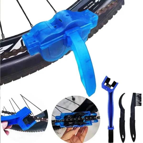 Conjunto de Kit de limpieza para ciclismo de montaña, limpiador de cadena de bicicleta portátil, cepillos para bicicleta, herramienta de lavado, accesorios para bicicleta