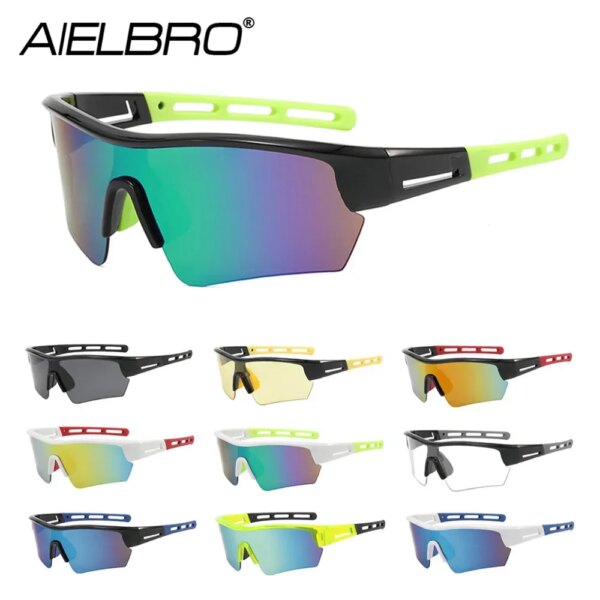 AIELBRO Gafas de ciclismo para hombres Gafas de sol deportivas para hombres Gafas polarizadas Gafas de sol para mujeres Gafas de seguridad Gafas de sol para hombres