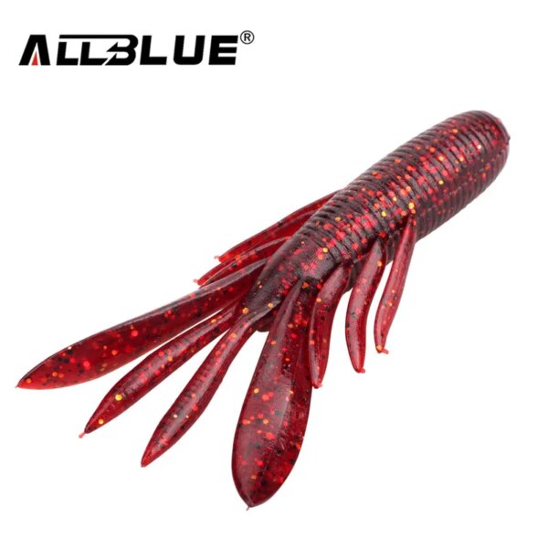 ALLBLUE 6 unids/lote cebos personalizados Super Craws señuelo de pesca suave para pesca cebo blando Camarón cebo de lubina equipo de pesca Peche