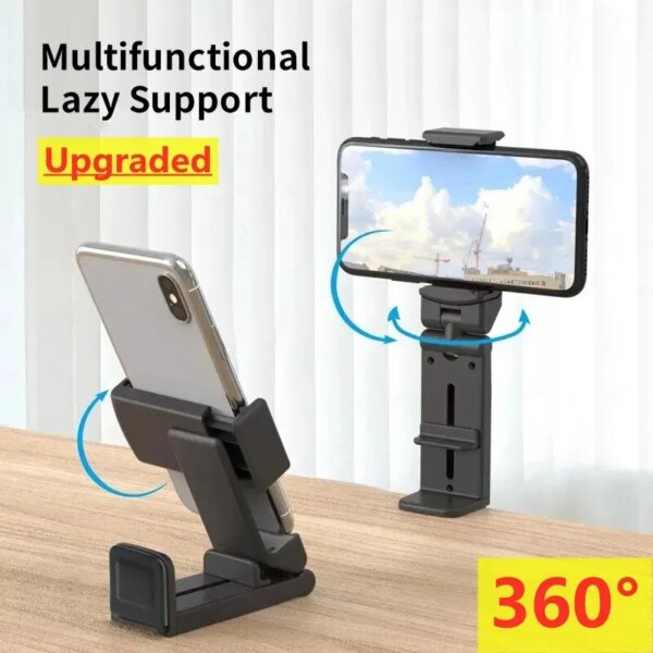 Soporte para teléfono de avión, soporte portátil para viaje, escritorio, vuelo, plegable, ajustable, giratorio, soporte para asiento de tren para Selfie