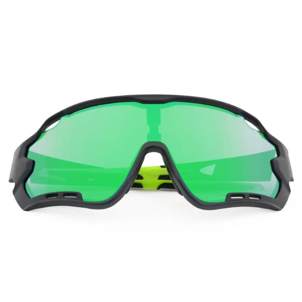 Todos los estilos Completo Rojo Azul Verde Lente polarizada Lentes de repuesto fotocromáticas Ciclismo Bicicleta Gafas de sol Gafas Marco Adecuado