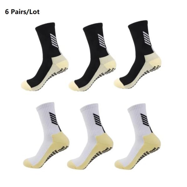 Calcetines de fútbol antideslizantes para hombre, calcetines deportivos antideslizantes para fútbol, ​​baloncesto, tenis, ciclismo, calcetines para montar, calcetines de Yoga para mujer