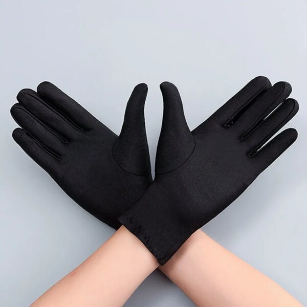 Otoño verano fino hielo seda guantes primavera ciclismo conducción negro blanco guantes entrenamiento protección solar Handschuhe