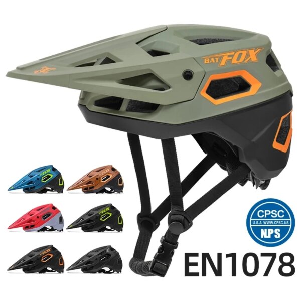 BATFOX Ciclismo Carretera Bicicleta de montaña Casco Capacete Da Bicicleta Hombres Casco de Bicicleta Casco Mtb Ciclismo Casco Bicicleta cascos bicicleta