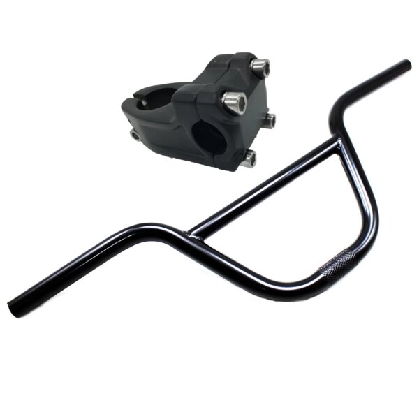 Manillar BMX, manillar de bicicleta de acero, aleación de aluminio, longitud del vástago de bicicleta, 585mm de diámetro, 22,2mm, uso de horquilla delantera de 28,6MM