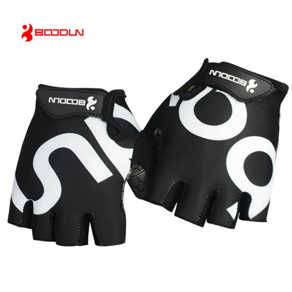 BOODUN nuevos guantes de bicicleta para hombre/mujer guantes de ciclismo deportivos de medio dedo almohadilla de Gel transpirable MTB guantes de bicicleta de carretera luvas de ciclismo