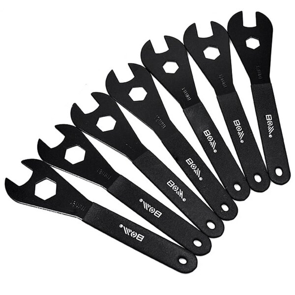 BOY-llave cónica para buje de bicicleta, llave de eje para Pedal de rueda, Cassette de rueda libre, herramienta de reparación de extracción de bicicleta
