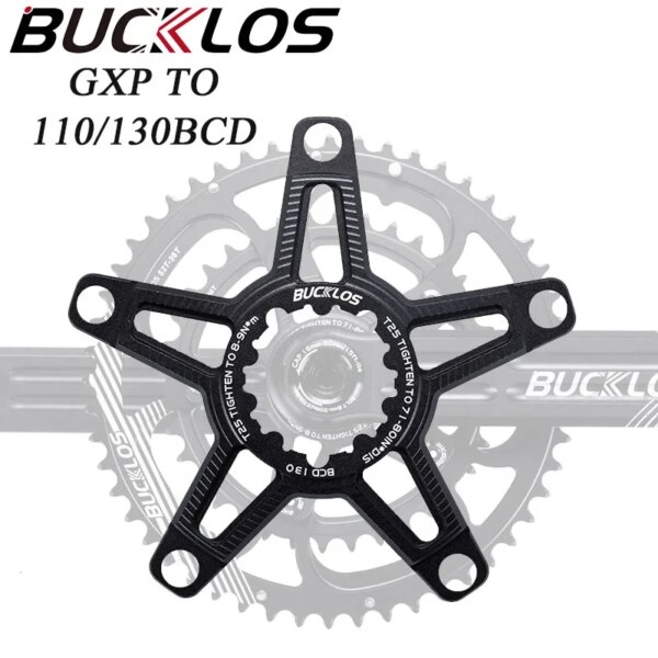 BUCKLOS-adaptador de araña para plato de bicicleta, convertidor de rueda dentada a 130BCD 110BCD, adaptador de bielas de carretera a GXP XX1 X9 XO X01