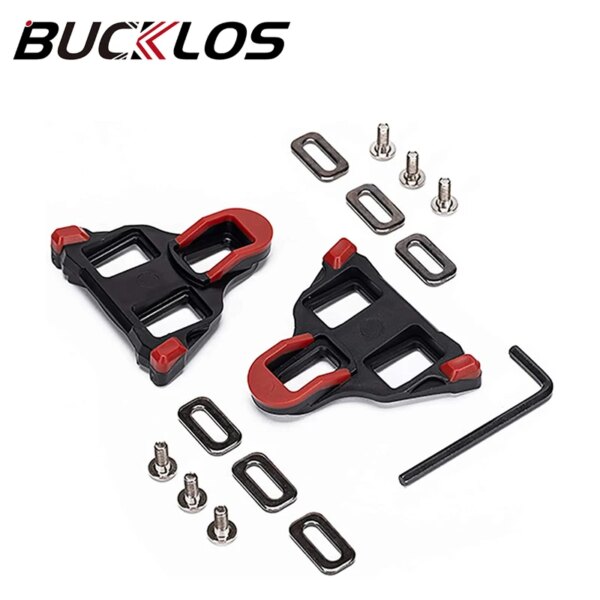 BUCKLOS-zapatos de ciclismo para bicicleta, tacos SPD SPD-SL, tacos para Pedal de bloqueo de bicicleta de montaña, LOOK Delta, zapatos para bicicleta, tacos para ciclismo