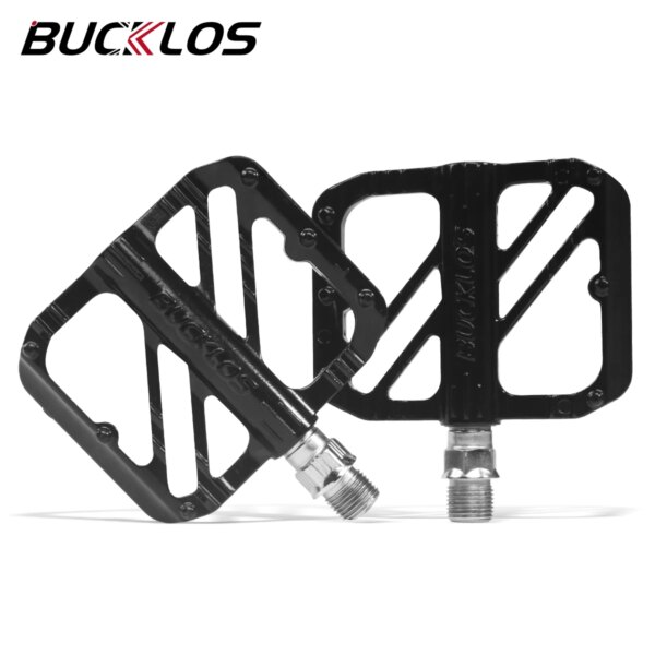 BUCKLOS Pedal de plataforma para bicicleta R36 DU, Pedal de bicicleta de carretera a prueba de polvo, pedales impermeables para MTB, pedales planos antideslizantes, pieza de bicicleta