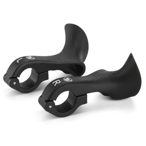 Extremos de barra de bicicleta, ergonómicos, antideslizantes, extremos de Manillar de bicicleta de montaña MTB para manillares de 21,8-22,8mm, accesorios duraderos para empuñaduras de bicicleta