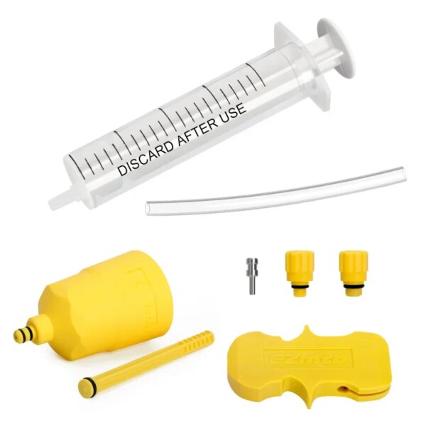 Kit de purga de frenos de bicicleta, juego de herramientas de purga de frenos de disco hidráulico, tapón de aceite de embudo, herramientas de reparación de bicicletas de montaña y carretera, ciclismo Multi