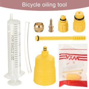 Kit de purga de frenos de bicicleta para Shimano, herramientas de purga de frenos de disco, herramientas de reparación de frenos de bicicleta, tapón de aceite de embudo, accesorios de ciclismo