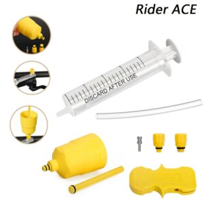 Kit de purga de aceite de frenos de bicicleta, herramienta de reparación de bicicletas de carretera y montaña, disco hidráulico para SHIMANO, embudo de purga de frenos, juego de herramientas de tapón de aceite